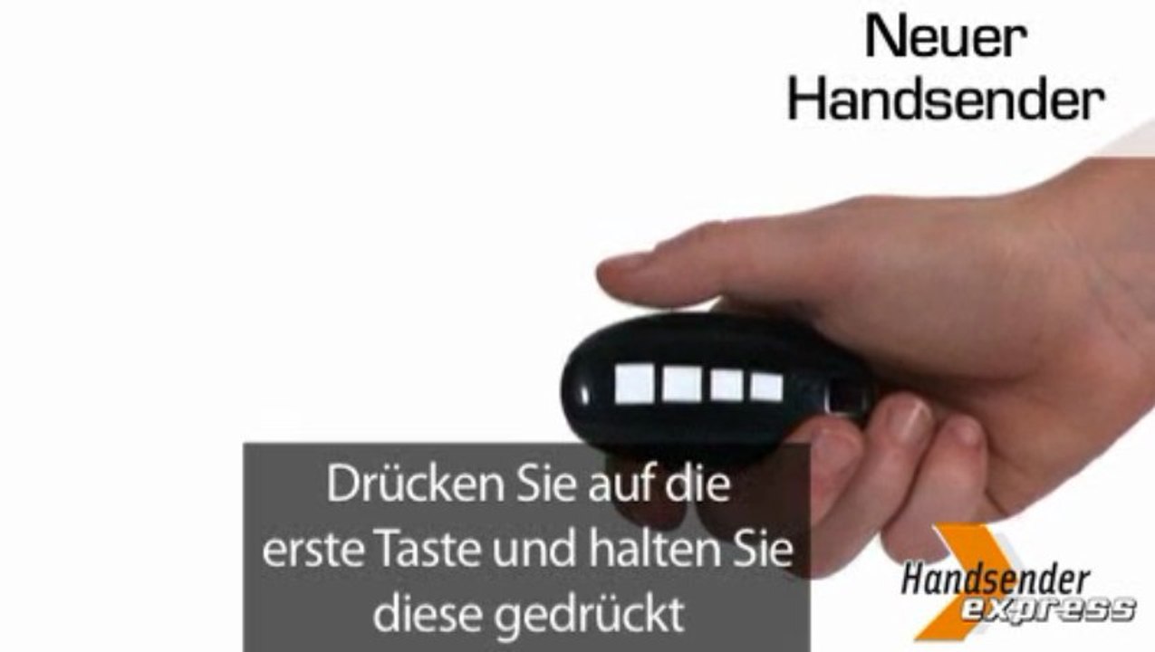 Programmieren einer Fernbedienung King-Gates MYO 4C