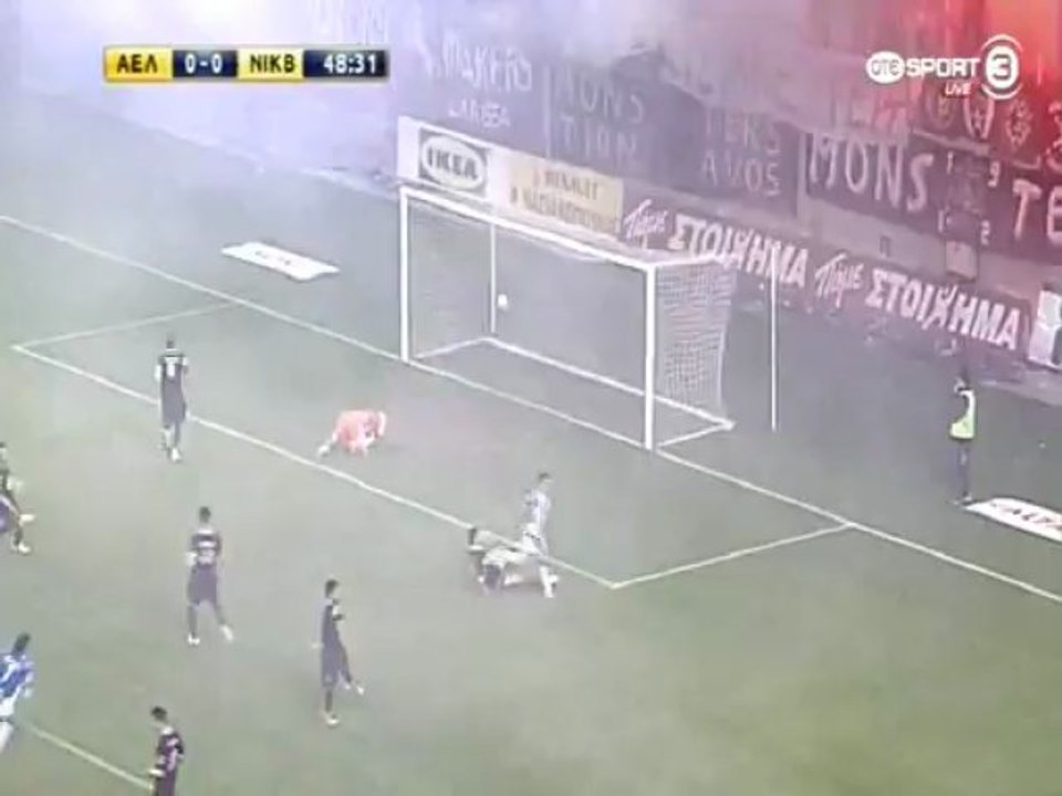 30η ΑΕΛ-Νίκη Βόλου 1-1 2012-13 Τα γκολ