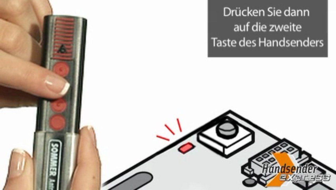 Programmieren einer Fernbedienung Sommer 4020