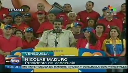 Maduro denuncia campaña de odio contra el chavismo