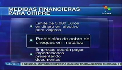 Medidas financieras para Chipre