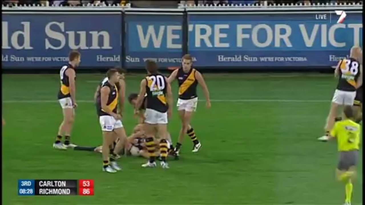 AFL 2013 - Round 1 - Carlton v Richmond 3rd Qtr