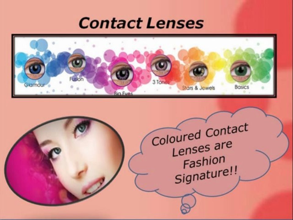Coloured Contact Lenses are Fashion Signature!!
