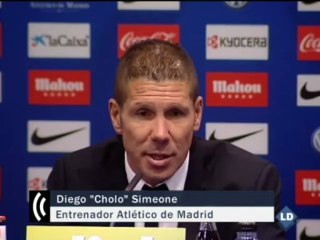 Simeone: "Tenemos que seguir mejorando"