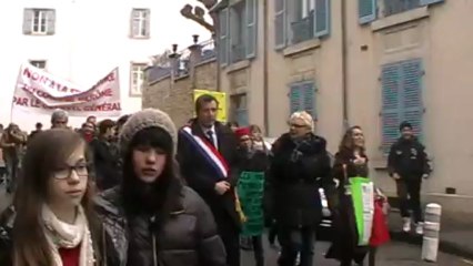 VESOUL : ILS VEULENT "UN VRAI DEBAT" POUR L'AVENIR DU COLLEGE GEROME