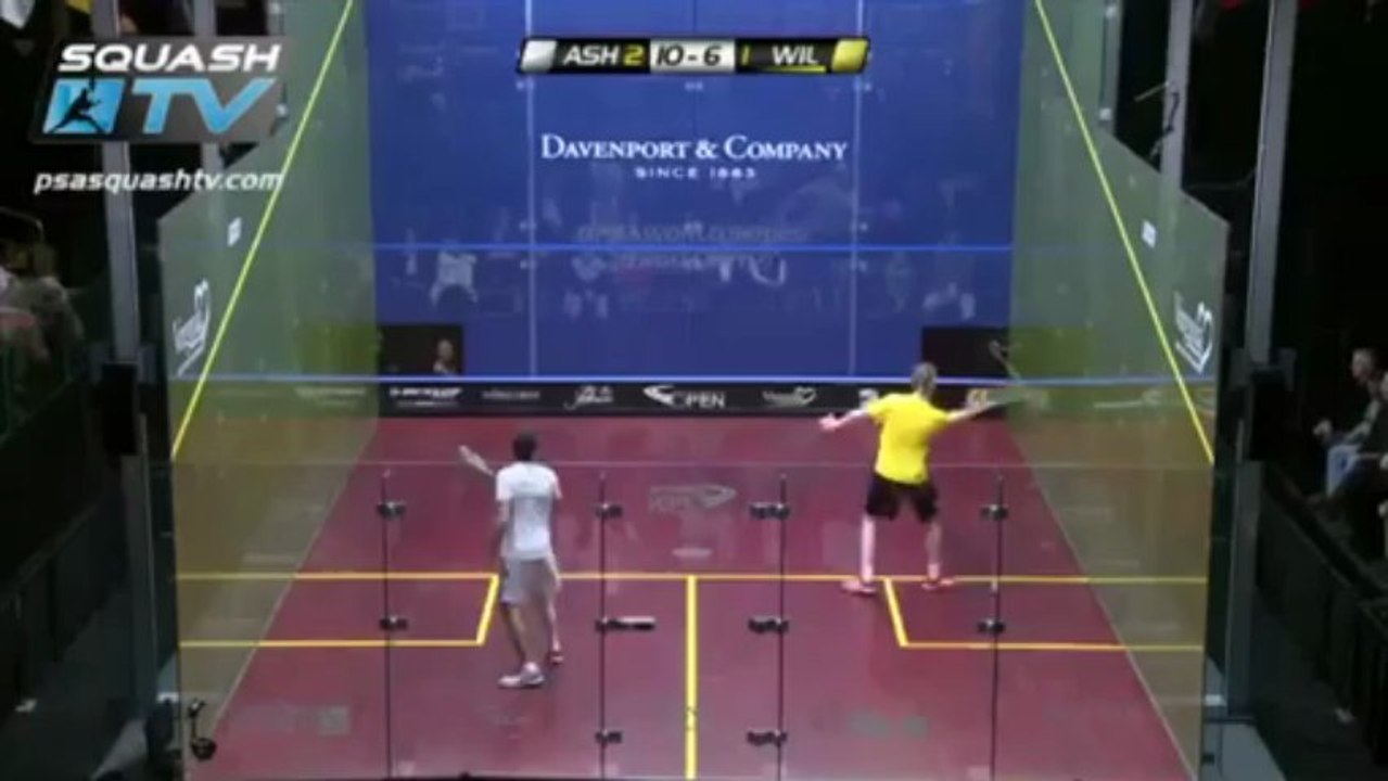Double feinte en squash