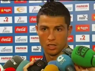 Ronaldo: "Estoy contento pero queríamos la Liga y la Champions"