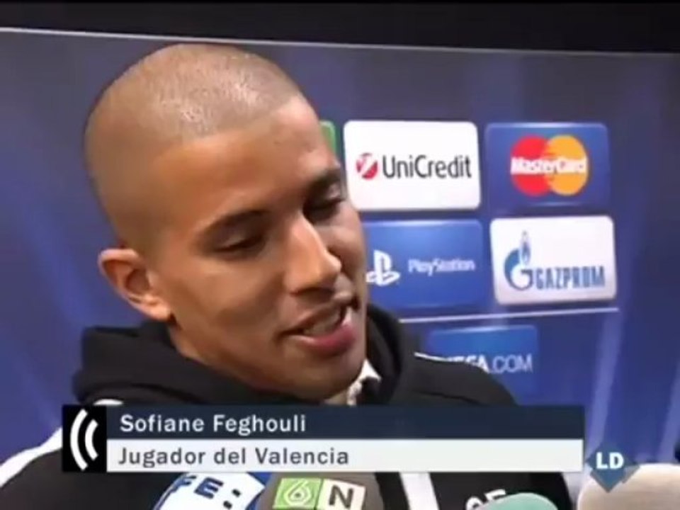 Feghouli: "Cuando marcas eres el más feliz del mundo"