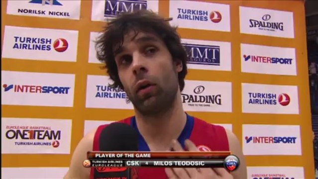Player of the Game: Milos Teodosic, CSKA Moscow