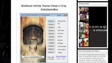 BioShock Infinite Trainer  v 1.0