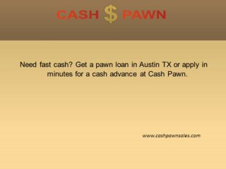 Austin Pawn Shop - Cash Pawn - YouTube