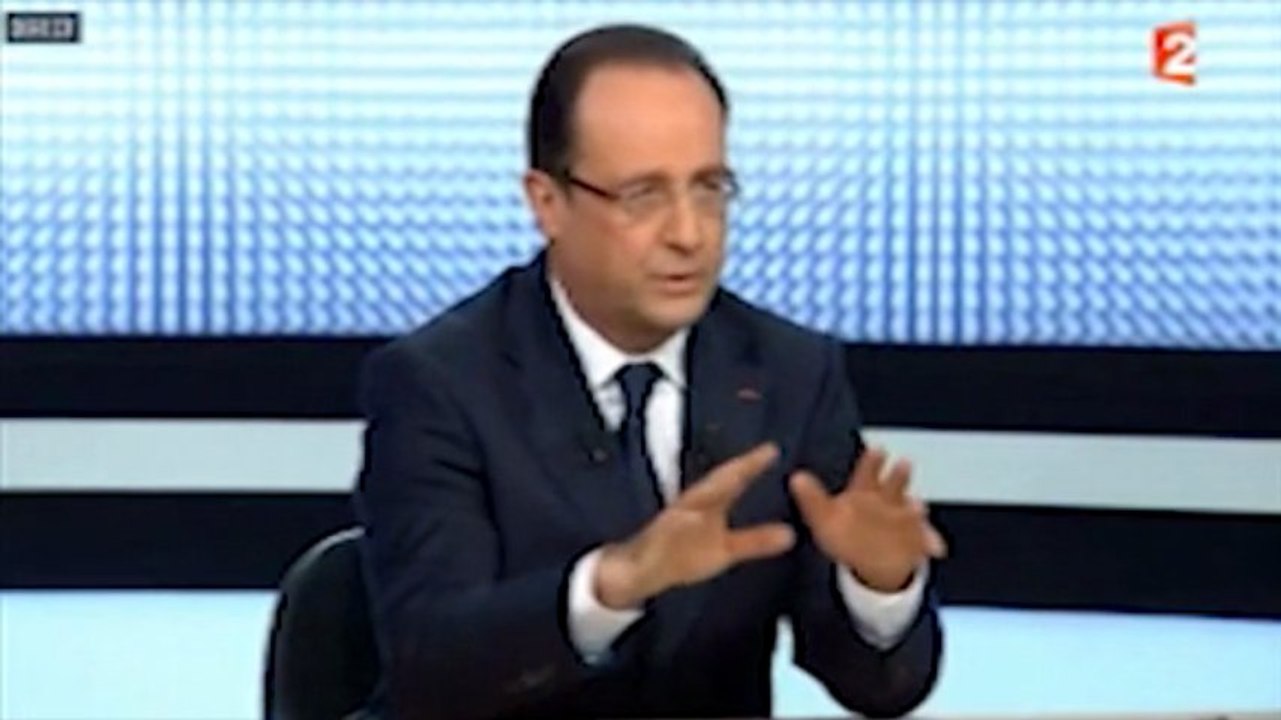 Mariage homo : Hollande appelle à "respecter le Parlement"