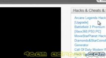 Arcane Hack Legends Update Tool Générateur