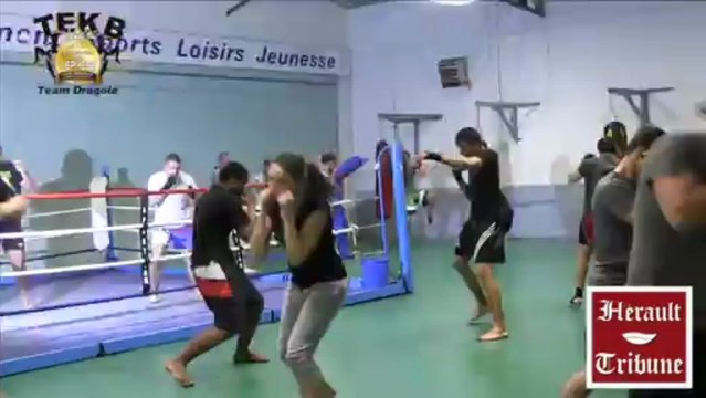 AGDE - 2013 - TOURNOI de l’EPHEBE de KICK BOXING Championnat d’EUROPE WKN Entrainement WAMBA Nicolas