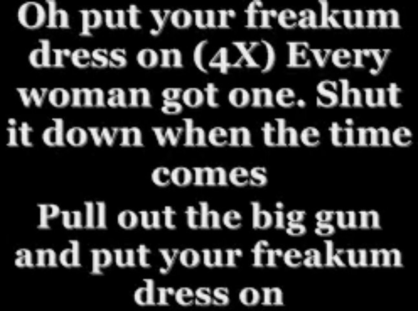 freakum dress lyrics Beyonc - & Meanings freakum dress by beyonc #beyonce