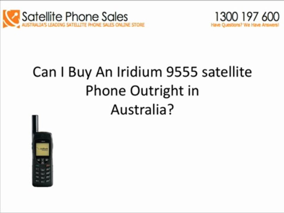 Where Can I Buy An Iridium 9555 Phone Outright
