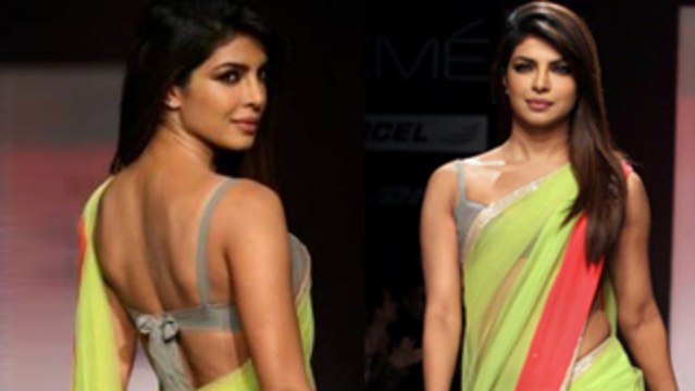 Priyanka Chopra walks the ramp at LFW 2013