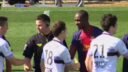 Abidal vuelve a jugar un partido de fútbol