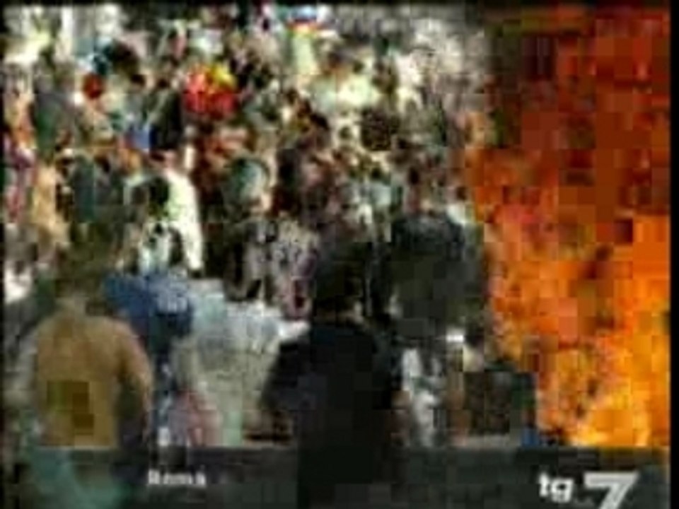 ROMA-Lazio fight