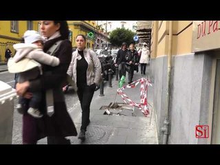 Napoli - Buche a Via Colonna, disagi per viabilità (29.03.13)