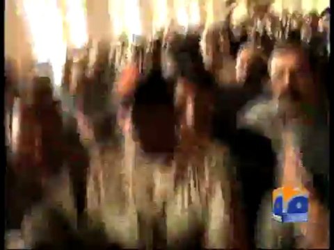 Geo Reports-Shoe Hurled at Musharraf-29 Mar 2013