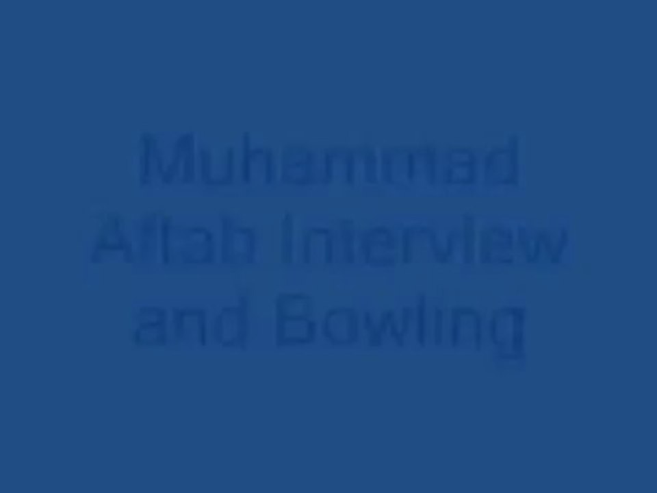 17 Year Old Muhammad Aftab (Muhammad Amir Clone_) Interview