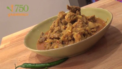 Recette de Indal ou Vindaloo de porc - 750 Grammes
