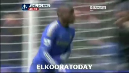 Chelsea vs Manchester United 1 / 0    Demba Ba