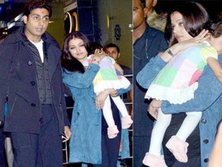 Скачать видео: Lehren Bulletin Spotted Aaradhya Bachchan With Ash Abhi And More Hot News