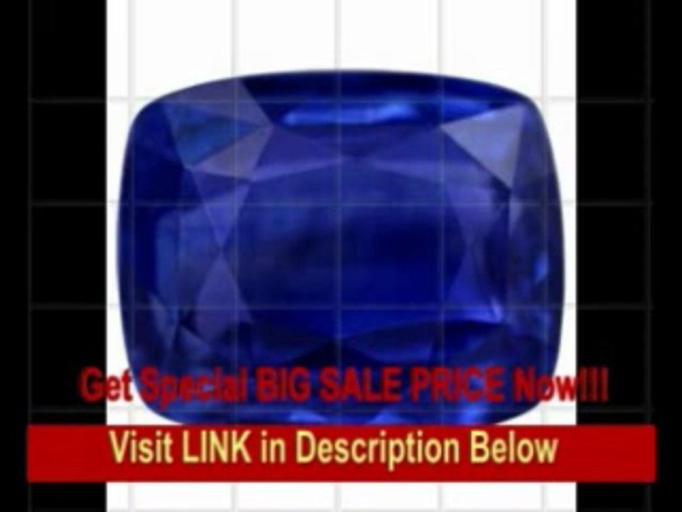 [REVIEW] 10.70 Carat Untreated Loose Sapphire Cushion Cut (GIA Certificate)