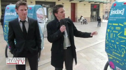 Tuc tuc aixois - un support publicitaire qui fait respirer les centres villes !