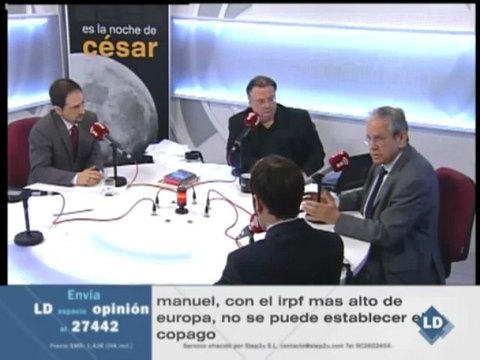 Tertulia económica con José Raga y Manuel Llamas, 20/04/12