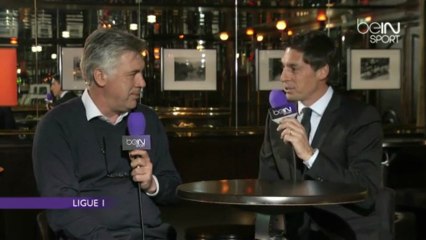 Carlo Ancelotti sur beIN SPORT : "Nous sommes focalisés sur Montpellier"
