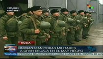 Rusia inicia maniobras militares en el Mar Negro