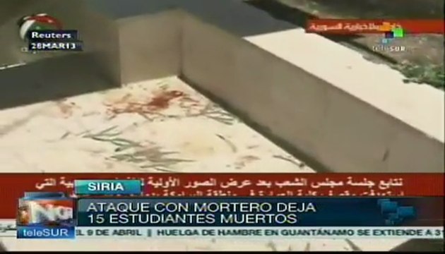 Ataque con mortero en Universidad de Damasco, hay 15 muertos