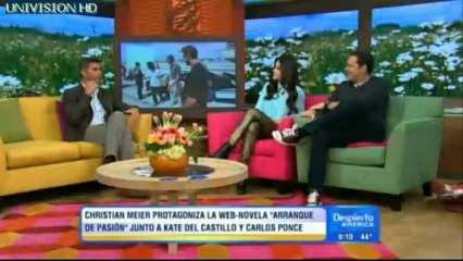 Christian Meier en el programa ‘Despierta América’