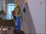 Les épreuves d’escalade au gymnase Berthollet (Annecy)
