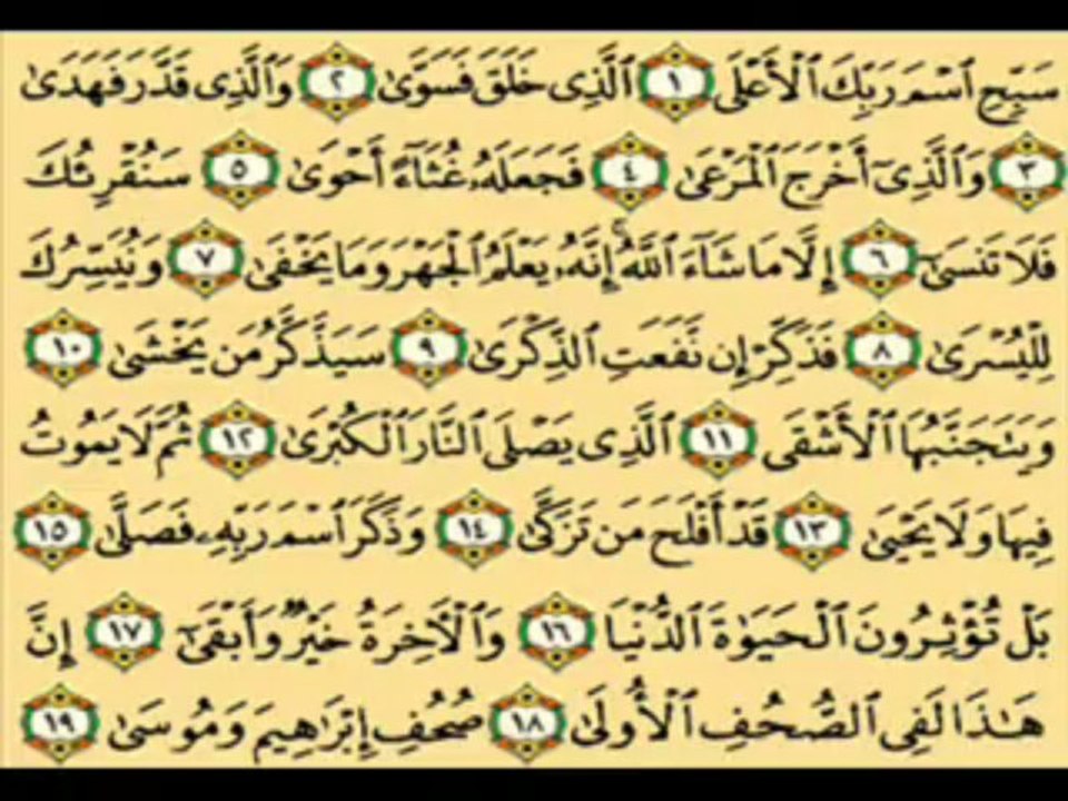 Abdelbasset Abdessamad - Sourat 87 Al-A'laa