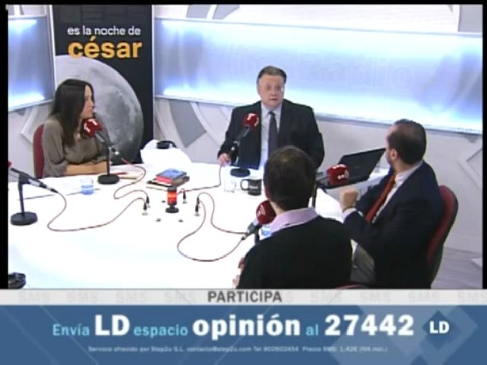 Es la noche de César: Tertulia económica con María Cuesta y Francisco Aranda , 20/01/12