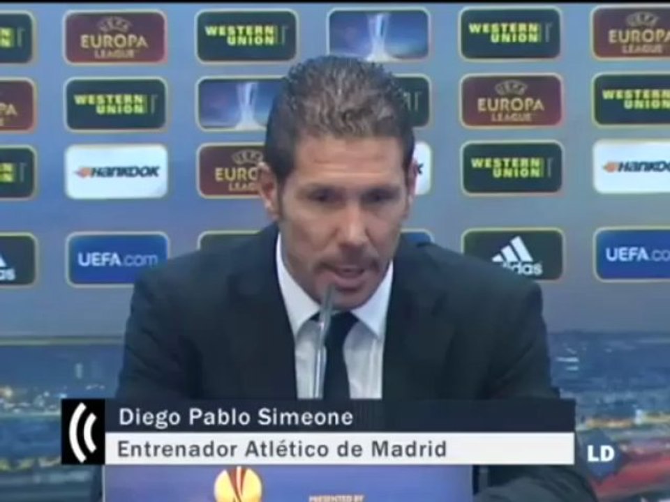 Simeone: "Nosotros vivimos del mañana"