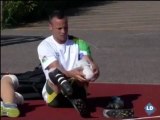 JJOO LONDRES 2012: Así entrena el atleta biónico, Oscar Pistorius