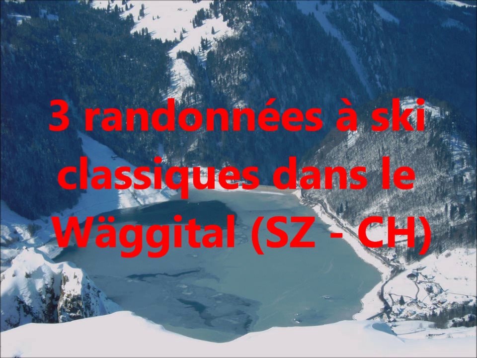 3 randos à ski dans le Wägital (SZ)