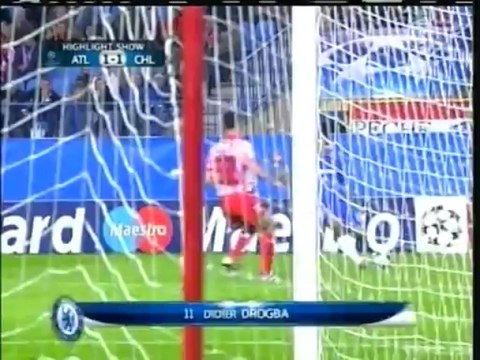 2009 (November 3) Atletico Madrid (Spain) 2-Chelsea (England) 2 (Champions League)