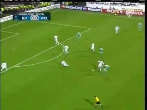 2009 (November 3) Besiktas (Turkey) 0-Wolfsburg (Germany) 3 (Champions League)