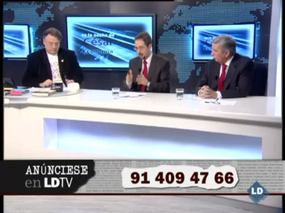 Tertulia económica con Manuel Llamas y Roberto Centeno - 11/03/11