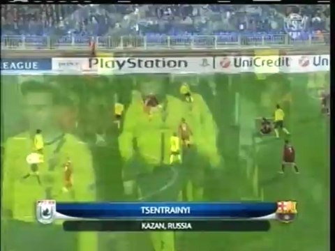 2009 (November 4) Rubin Kazan (Russia) 0-Barcelona (Spain) 0 (Champions League)