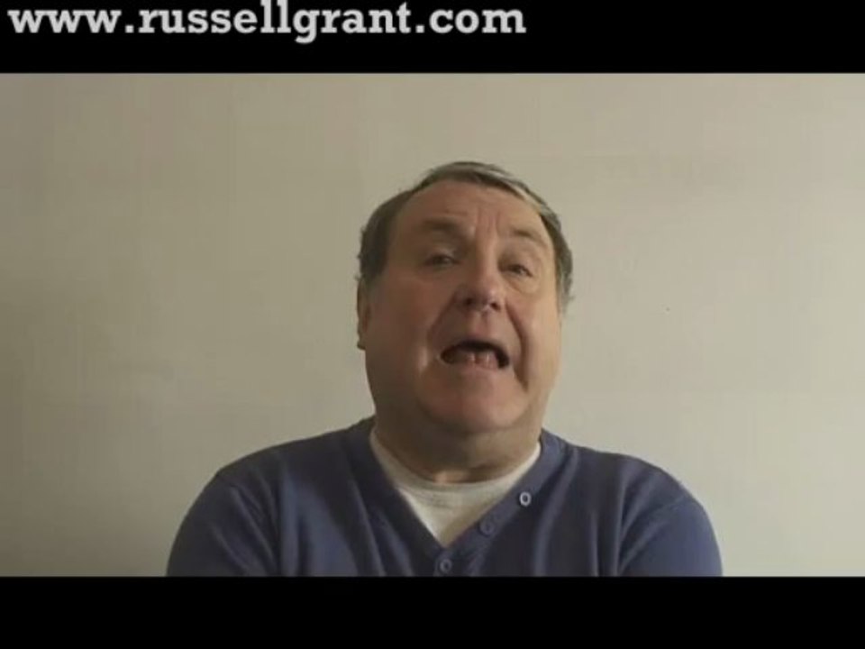 Russell Grant Video Horoscope Scorpio March Saturday 30th 2013 www.russellgrant.com