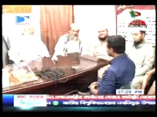 প্রথম বারের মত মিডিয়ার সামনে আল্লামা আহমেদ শফি