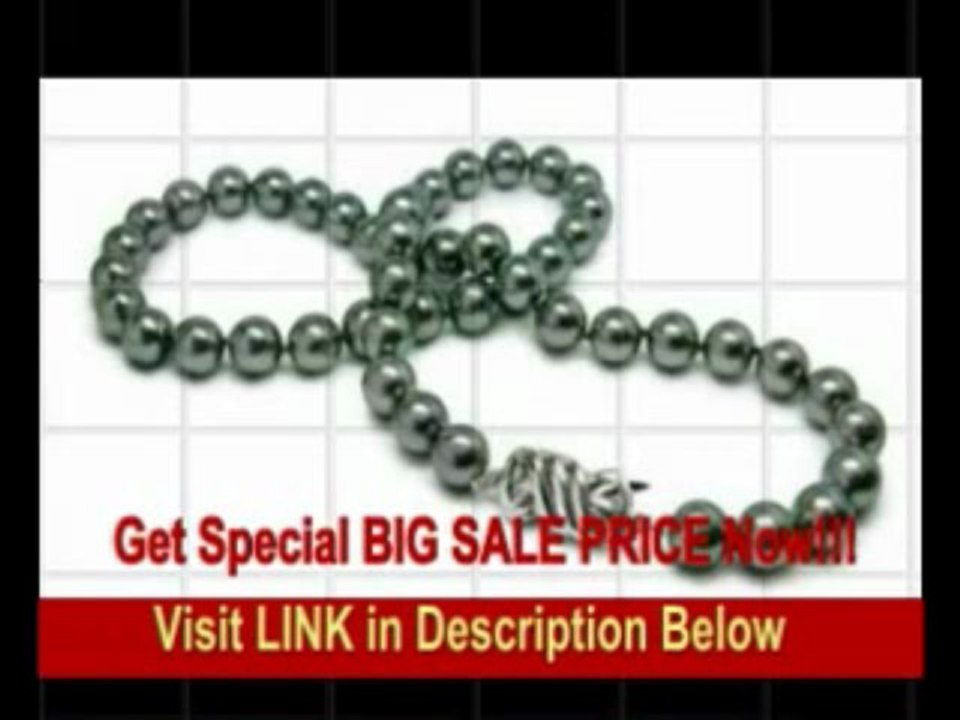 [BEST PRICE] 9.5x10mm AAA Quality Black Bodycolor Japanese Akoya cultured pearl necklace 51 triple strand Rope