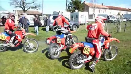 Bouteville 2013 Enduro ancienne Championnat de France Partie 1